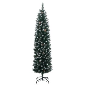 vidaXL Künstlicher Weihnachtsbaum Schlank 150 LEDs 150 cm