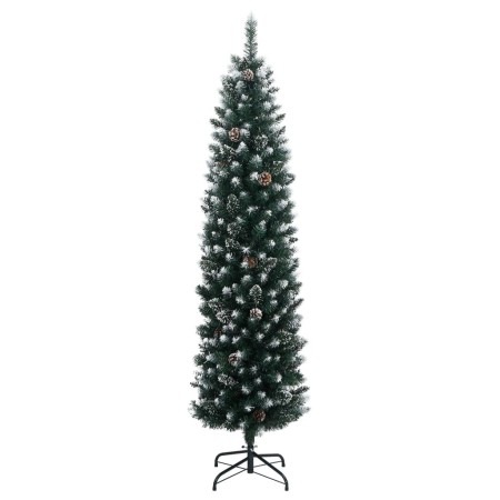 vidaXL Künstlicher Weihnachtsbaum Schlank 150 LEDs 150 cm