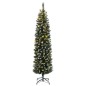 vidaXL Künstlicher Weihnachtsbaum Schlank 150 LEDs 150 cm vidaXL Künstlicher Weihnachtsbaum Schlank 150 LEDs 150 cm