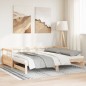 vidaXL Tagesbett Ausziehbar mit Matratzen 90x190 cm Massivholz Kiefer vidaXL Tagesbett Ausziehbar mit Matratzen 90x190 cm Massivholz Kiefer