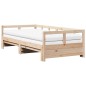 vidaXL Tagesbett Ausziehbar mit Matratzen 90x190 cm Massivholz Kiefer vidaXL Tagesbett Ausziehbar mit Matratzen 90x190 cm Massivholz Kiefer