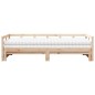 vidaXL Tagesbett Ausziehbar mit Matratzen 90x190 cm Massivholz Kiefer vidaXL Tagesbett Ausziehbar mit Matratzen 90x190 cm Massivholz Kiefer