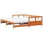 vidaXL Tagesbett Ausziehbar mit Matratzen 90x190 cm Massivholz Kiefer vidaXL Tagesbett Ausziehbar mit Matratzen 90x190 cm Massivholz Kiefer