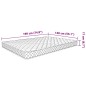 vidaXL Memory-Schaum-Matratze 140x190x17 cm Weiß vidaXL Memory-Schaum-Matratze 140x190x17 cm Weiß