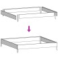 vidaXL Hochbeet 100x100x26 cm Edelstahl vidaXL Hochbeet 100x100x26 cm Edelstahl