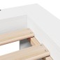 vidaXL Massivholzbett ohne Matratze Weiß 135x190 cm Kiefernholz vidaXL Massivholzbett ohne Matratze Weiß 135x190 cm Kiefernholz