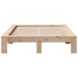 vidaXL Massivholzbett ohne Matratze 120x200 cm Kiefernholz vidaXL Massivholzbett ohne Matratze 120x200 cm Kiefernholz