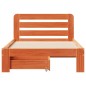 vidaXL Massivholzbett ohne Matratze Wachsbraun 75x190 cm Kiefernholz vidaXL Massivholzbett ohne Matratze Wachsbraun 75x190 cm Kiefernholz