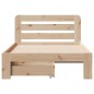 vidaXL Massivholzbett ohne Matratze 75x190 cm Kiefernholz vidaXL Massivholzbett ohne Matratze 75x190 cm Kiefernholz