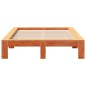 vidaXL Massivholzbett ohne Matratze Wachsbraun 120x200 cm Kiefernholz vidaXL Massivholzbett ohne Matratze Wachsbraun 120x200 cm Kiefernholz