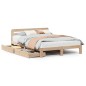 vidaXL Massivholzbett ohne Matratze 135x190 cm Kiefernholz vidaXL Massivholzbett ohne Matratze 135x190 cm Kiefernholz