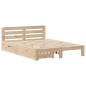 vidaXL Massivholzbett ohne Matratze 135x190 cm Kiefernholz vidaXL Massivholzbett ohne Matratze 135x190 cm Kiefernholz