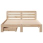 vidaXL Massivholzbett ohne Matratze 135x190 cm Kiefernholz vidaXL Massivholzbett ohne Matratze 135x190 cm Kiefernholz
