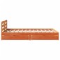 vidaXL Massivholzbett ohne Matratze Wachsbraun 140x190 cm Kiefernholz vidaXL Massivholzbett ohne Matratze Wachsbraun 140x190 cm Kiefernholz