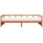 vidaXL Tagesbett mit Matratze Wachsbraun 90x200 cm Massivholz Kiefer vidaXL Tagesbett mit Matratze Wachsbraun 90x200 cm Massivholz Kiefer