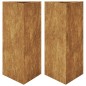 vidaXL Pflanzkübel 2 Stk. Dreieckig 40x34,5x70 cm Cortenstahl vidaXL Pflanzkübel 2 Stk. Dreieckig 40x34,5x70 cm Cortenstahl