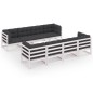 vidaXL 9-tlg. Garten-Lounge-Set mit Kissen Kiefer Massivholz vidaXL 9-tlg. Garten-Lounge-Set mit Kissen Kiefer Massivholz