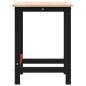 vidaXL Werkbank 100x60x81,5 cm Massivholz Eiche Rechteckig vidaXL Werkbank 100x60x81,5 cm Massivholz Eiche Rechteckig