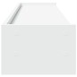 vidaXL Monitorständer Weiß 100x24x16 cm Holzwerkstoff vidaXL Monitorständer Weiß 100x24x16 cm Holzwerkstoff