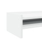 vidaXL Monitorständer Weiß 100x24x16 cm Holzwerkstoff vidaXL Monitorständer Weiß 100x24x16 cm Holzwerkstoff