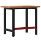 vidaXL Werkbank 100x60x83 cm Massivholz Buche Rechteckig vidaXL Werkbank 100x60x83 cm Massivholz Buche Rechteckig