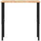 vidaXL Werkbank Hellbraun 100x60x(71,5-98) cm Massivholz Eiche vidaXL Werkbank Hellbraun 100x60x(71,5-98) cm Massivholz Eiche