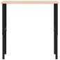 vidaXL Werkbank 100x60x(71,5-98) cm Massivholz Buche Rechteckig vidaXL Werkbank 100x60x(71,5-98) cm Massivholz Buche Rechteckig
