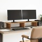 vidaXL Monitorständer Altholz-Optik 100x27x15 cm Holzwerkstoff vidaXL Monitorständer Altholz-Optik 100x27x15 cm Holzwerkstoff