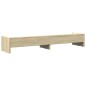 vidaXL Monitorständer Sonoma-Eiche 100x24x16 cm Holzwerkstoff vidaXL Monitorständer Sonoma-Eiche 100x24x16 cm Holzwerkstoff