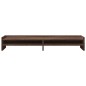 vidaXL Monitorständer Braun Eichen-Optik 100x24x16 cm Holzwerkstoff vidaXL Monitorständer Braun Eichen-Optik 100x24x16 cm Holzwerkstoff