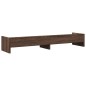 vidaXL Monitorständer Braun Eichen-Optik 100x24x16 cm Holzwerkstoff vidaXL Monitorständer Braun Eichen-Optik 100x24x16 cm Holzwerkstoff