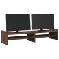 vidaXL Monitorständer Braun Eichen-Optik 100x27x20 cm Holzwerkstoff vidaXL Monitorständer Braun Eichen-Optik 100x27x20 cm Holzwerkstoff
