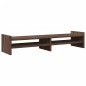 vidaXL Monitorständer Braun Eichen-Optik 100x27x20 cm Holzwerkstoff vidaXL Monitorständer Braun Eichen-Optik 100x27x20 cm Holzwerkstoff