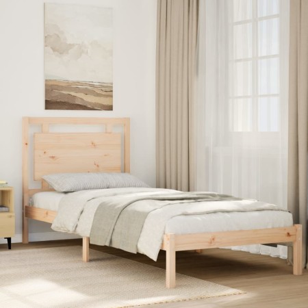 vidaXL Massivholzbett Extra Lang ohne Matratze 100x220 cm
