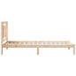 vidaXL Massivholzbett Extra Lang ohne Matratze 100x220 cm vidaXL Massivholzbett Extra Lang ohne Matratze 100x220 cm