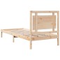 vidaXL Massivholzbett Extra Lang ohne Matratze 100x220 cm vidaXL Massivholzbett Extra Lang ohne Matratze 100x220 cm