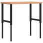 vidaXL Werkbank 100x(55-60)x(73-99,5) cm Massivholz Buche vidaXL Werkbank 100x(55-60)x(73-99,5) cm Massivholz Buche
