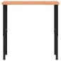 vidaXL Werkbank 100x(55-60)x(73-99,5) cm Massivholz Buche vidaXL Werkbank 100x(55-60)x(73-99,5) cm Massivholz Buche