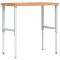 vidaXL Werkbank 100x60x(73-99,5) cm Massivholz Buche Rechteckig vidaXL Werkbank 100x60x(73-99,5) cm Massivholz Buche Rechteckig