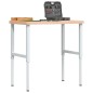 vidaXL Werkbank 100x60x(73-99,5) cm Massivholz Buche Rechteckig vidaXL Werkbank 100x60x(73-99,5) cm Massivholz Buche Rechteckig