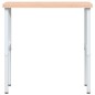 vidaXL Werkbank 100x60x(73-99,5) cm Massivholz Buche Rechteckig vidaXL Werkbank 100x60x(73-99,5) cm Massivholz Buche Rechteckig