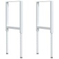 vidaXL Werkbank 100x60x(73-99,5) cm Massivholz Buche Rechteckig vidaXL Werkbank 100x60x(73-99,5) cm Massivholz Buche Rechteckig