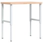 vidaXL Werkbank 100x60x(73-99,5) cm Massivholz Buche Rechteckig vidaXL Werkbank 100x60x(73-99,5) cm Massivholz Buche Rechteckig