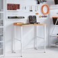 vidaXL Werkbank 100x(55-60)x(73-99,5) cm Massivholz Buche vidaXL Werkbank 100x(55-60)x(73-99,5) cm Massivholz Buche