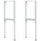 vidaXL Werkbank 100x(55-60)x(73-99,5) cm Massivholz Buche vidaXL Werkbank 100x(55-60)x(73-99,5) cm Massivholz Buche