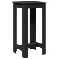 vidaXL Bartisch Schwarz 51x50x103,5 cm Holzwerkstoff vidaXL Bartisch Schwarz 51x50x103,5 cm Holzwerkstoff