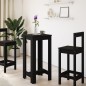 vidaXL Bartisch Schwarz 51x50x103,5 cm Holzwerkstoff vidaXL Bartisch Schwarz 51x50x103,5 cm Holzwerkstoff