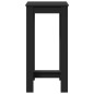 vidaXL Bartisch Schwarz 51x50x103,5 cm Holzwerkstoff vidaXL Bartisch Schwarz 51x50x103,5 cm Holzwerkstoff