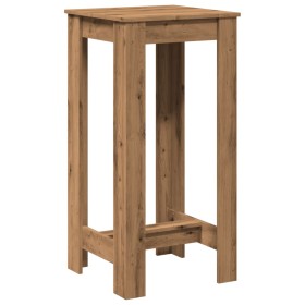 vidaXL Bartisch Artisan-Eiche 51x50x103,5 cm Holzwerkstoff