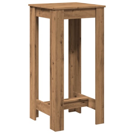 vidaXL Bartisch Artisan-Eiche 51x50x103,5 cm Holzwerkstoff